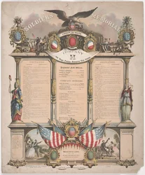 Memorial de los soldados, 1863